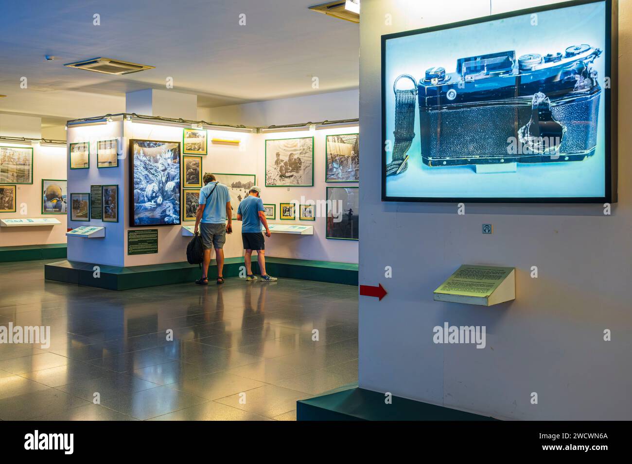 Vietnam, ho chi Minh City (Saigon), District 3, War Remnants Museum, mostra Requiem che rende omaggio ai fotografi di guerra che hanno coperto il conflitto Foto Stock