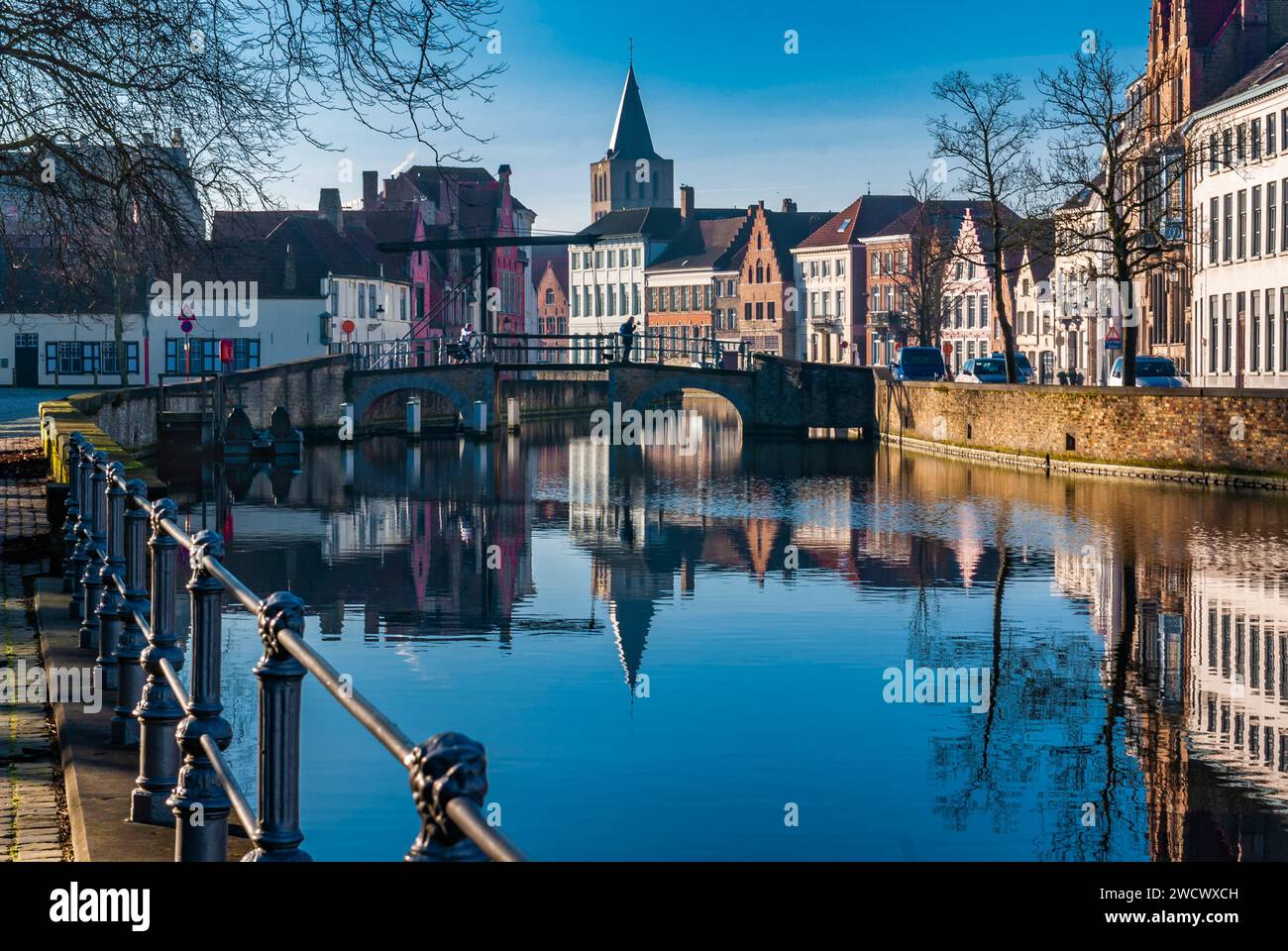 Brujas, Brugge, Belgio, Europa Foto Stock