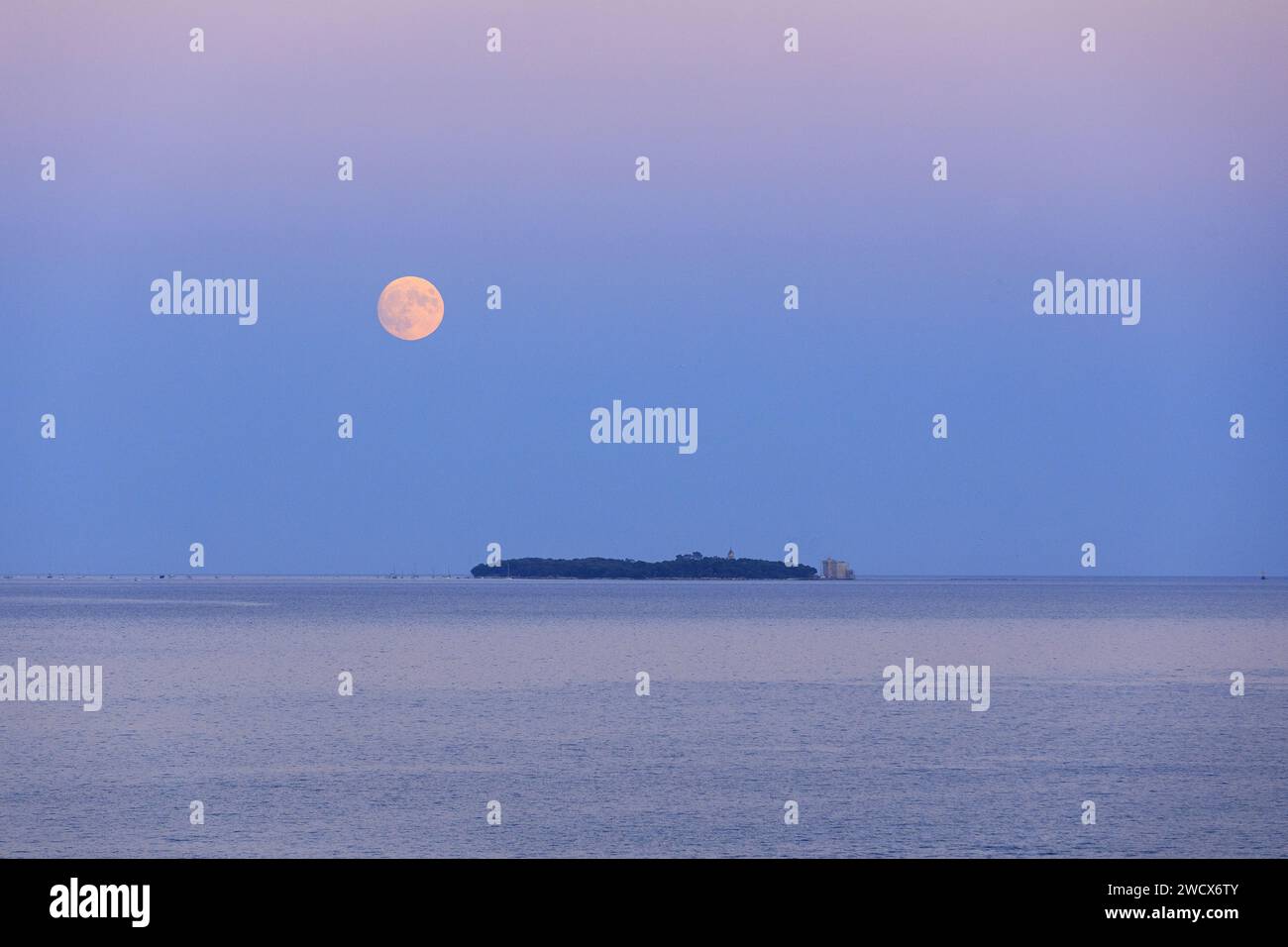 Francia, Alpi marittime, Golfo di Napoule, Cannes, isole di Lerins Foto Stock