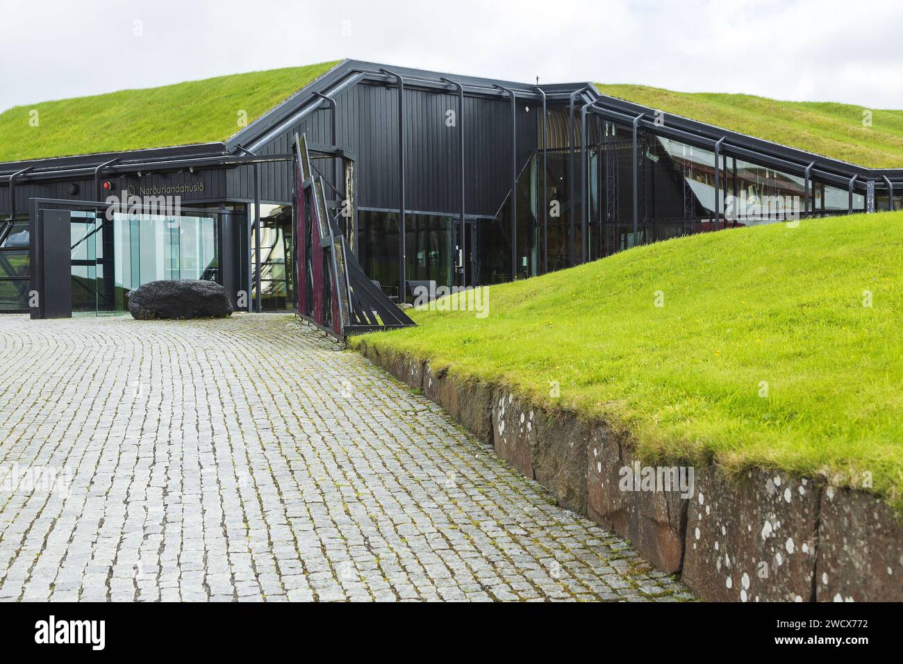 Danimarca, Isole Faroe, Streymoy Island, Torshavn, The Nordic House Foto Stock