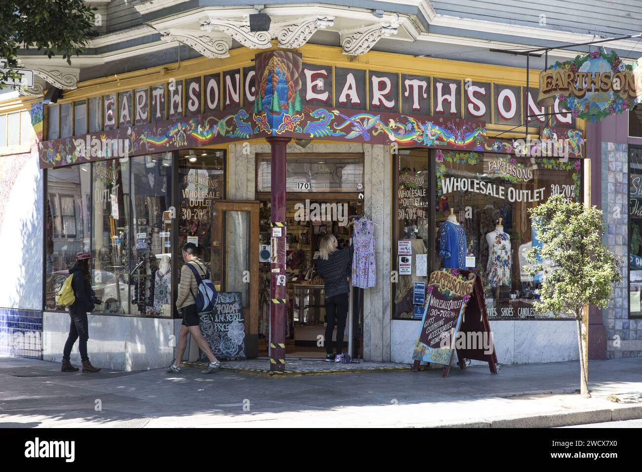 Stati Uniti, California, San Francisco, Haight distretto di Ashbury Foto Stock