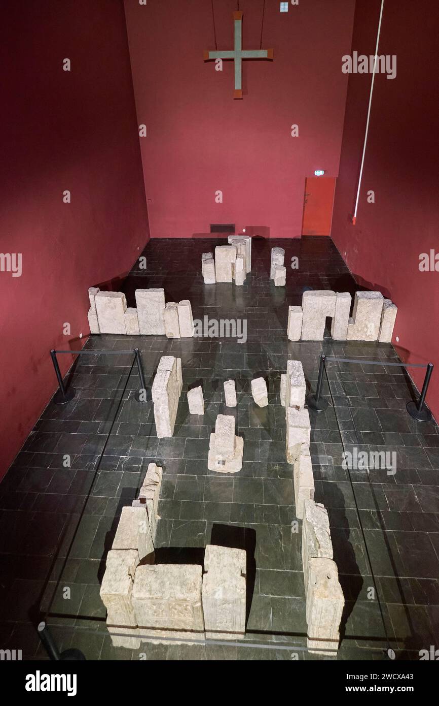 Francia, Mosella, Metz, il museo Cour d'Or di Metz Metropole Foto Stock