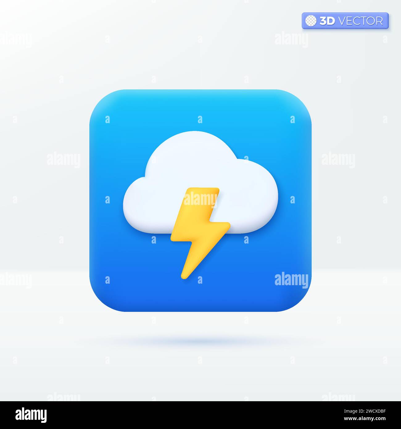 Meteo applicazione icona isolata su smartphone. sole e nuvola Cartoon pastello stile minimal. È possibile utilizzare per presentazioni, annunci a mezzo stampa, ux, ui, Illustrazione Vettoriale
