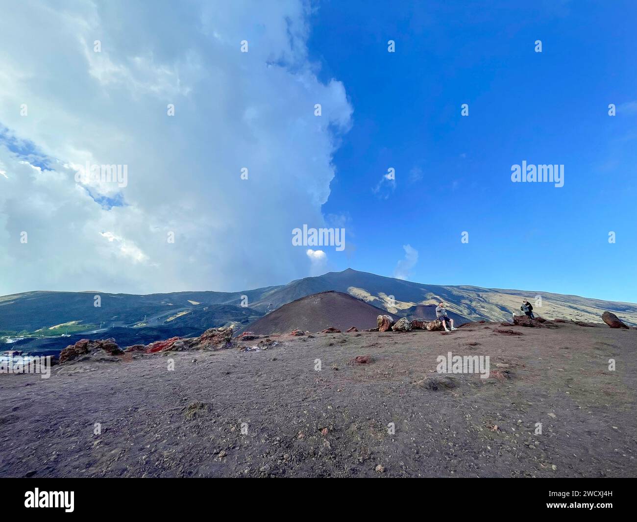 L'Italia, sicilia, vulcano Etna Foto Stock