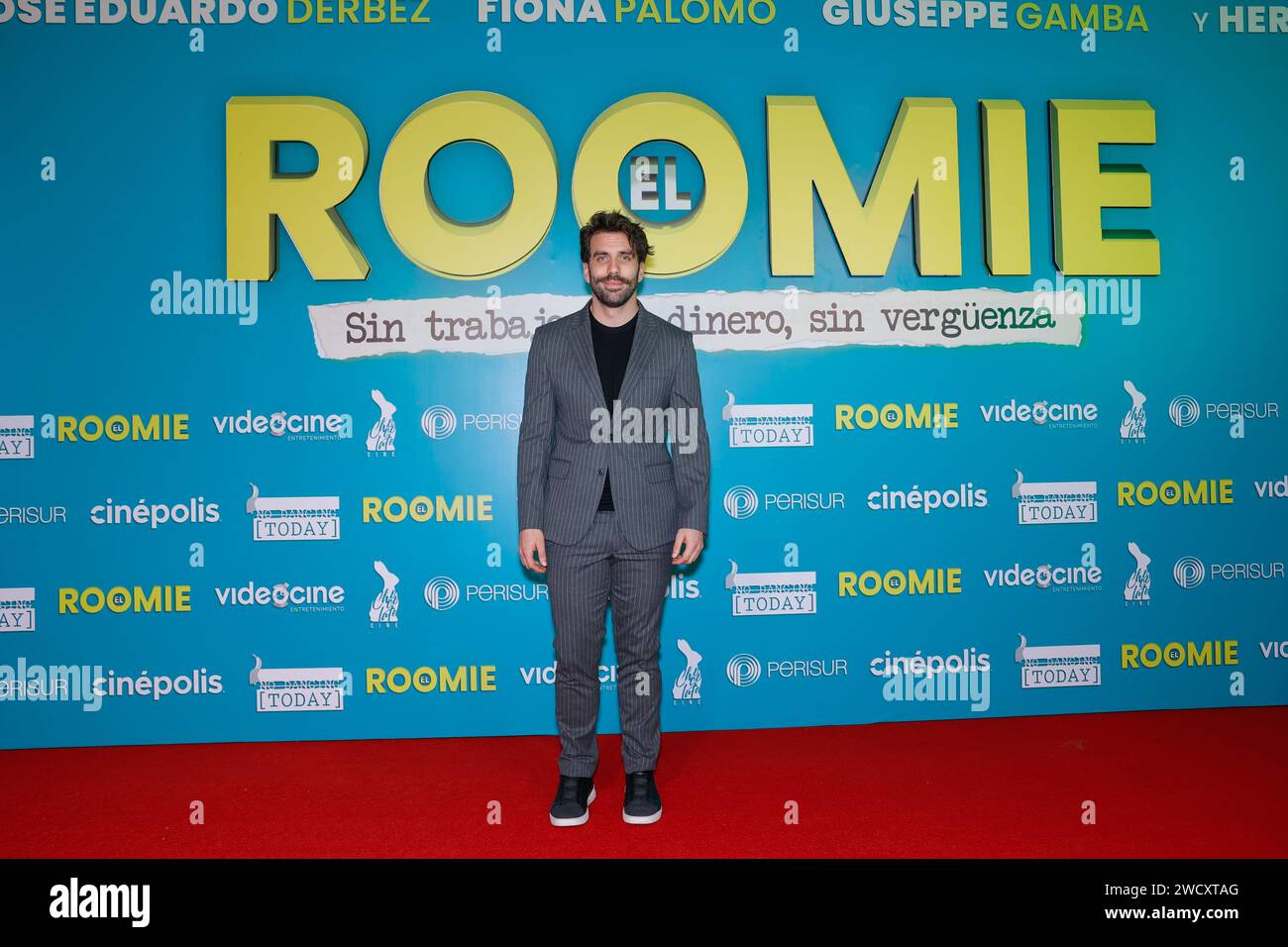 Città del Messico, Messico. 16 gennaio 2024. 16 gennaio 2024, città del Messico, Messico: Giuseppe gamba partecipa al Red carpet della première cinematografica di cinepolis Perisur. Il 16 gennaio 2024 a città del Messico, Messico. (Foto di Luis Marin/ Eyepix/Sipa USA) credito: SIPA USA/Alamy Live News Foto Stock Città del Messico, Messico. 16 gennaio 2024. 16 gennaio 2024, città del Messico, Messico: Giuseppe gamba partecipa al Red carpet della première cinematografica di cinepolis Perisur. Il 16 gennaio 2024 a città del Messico, Messico. (Foto di Luis Marin/ Eyepix/Sipa USA) credito: SIPA USA/Alamy Live News Foto Stock