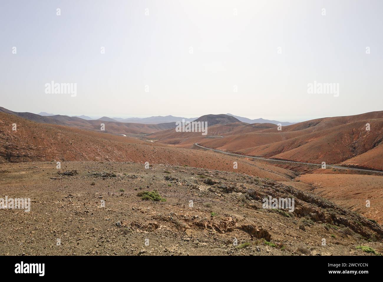Il parco rurale di Betancuria è un'area naturale protetta spagnola situata sull'isola di Fuerteventura, nelle Isole Canarie Foto Stock
