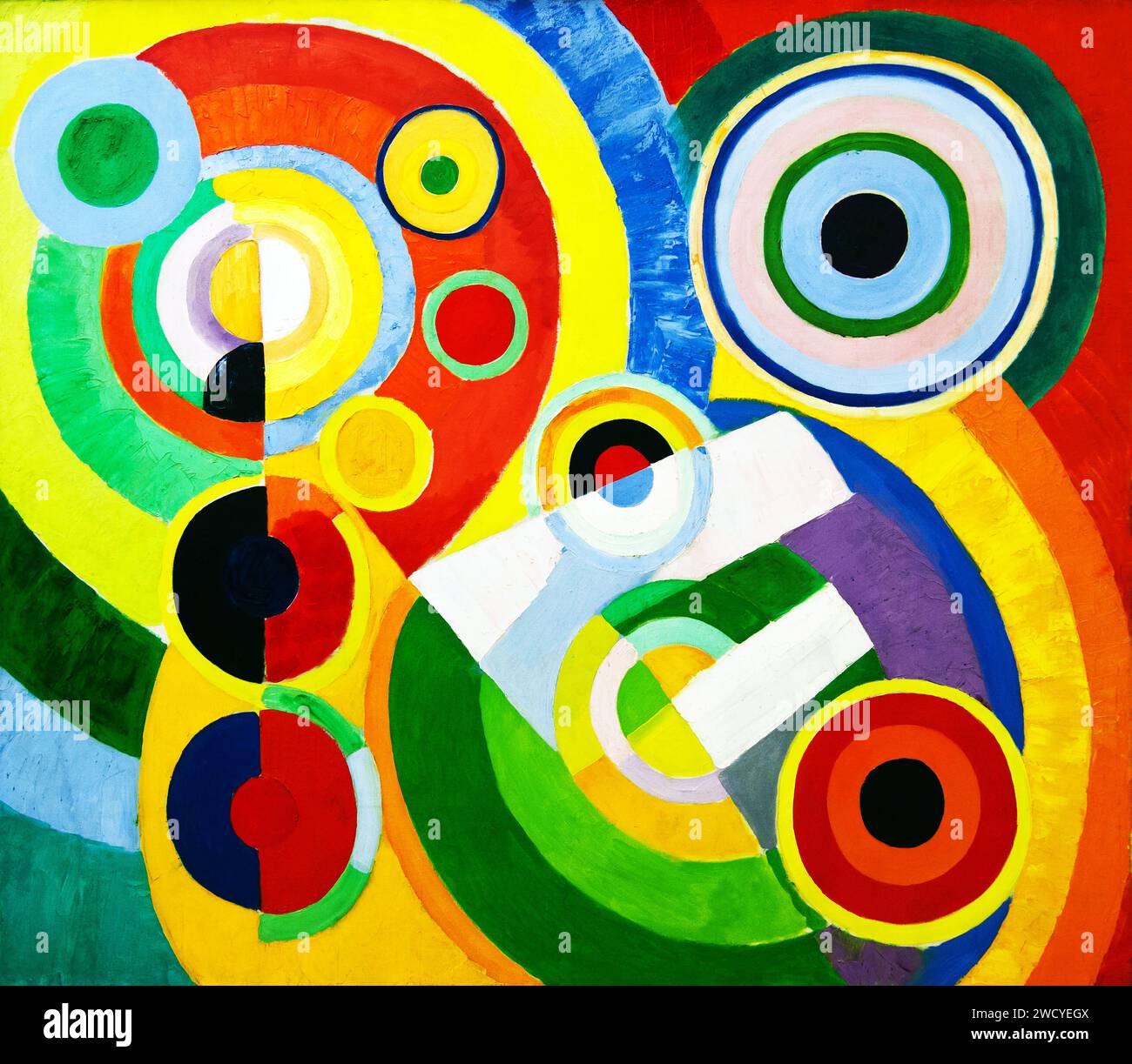 Robert Delaunay - Rythme, Joie de vivre Foto Stock