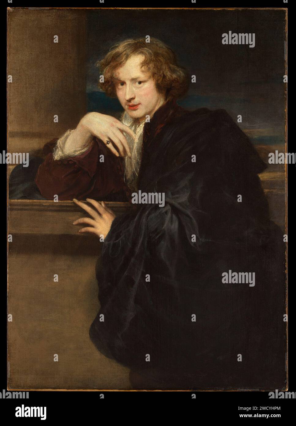 Autoritratto. Anthony van Dyck CA. 1620-21 Foto Stock