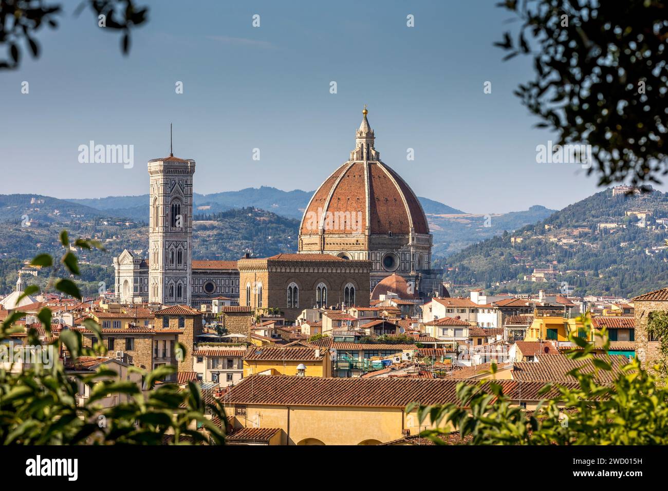 Firenze, Italia - 16 luglio 2023: Duomo, cattedrale di Santa Maria del Fiore a Firenze, Italia Foto Stock