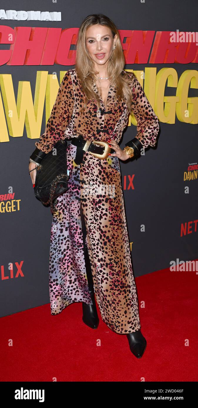 Foto deve essere accreditata ©Alpha Press 085000 10/12/2023 Sophie Hermann alla Chicken Run Dawn della Nugget Special Screening di Londra Foto Stock