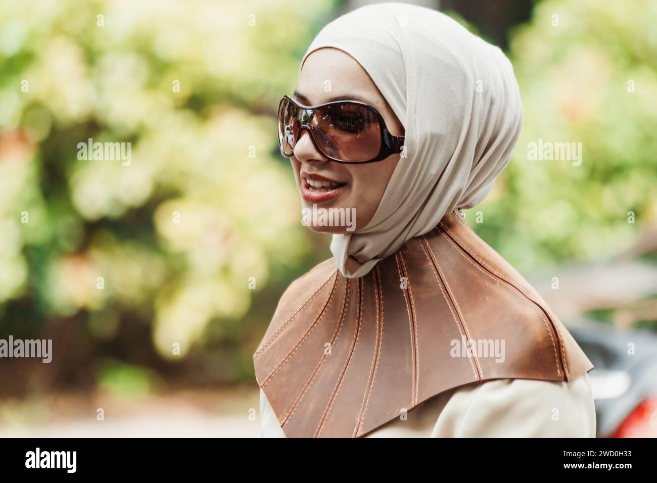 Dettagli della moda all'esterno della sfilata Fendi durante la settimana della moda di Milano abbigliamento donna Primavera/Estate 2024. Foto Stock