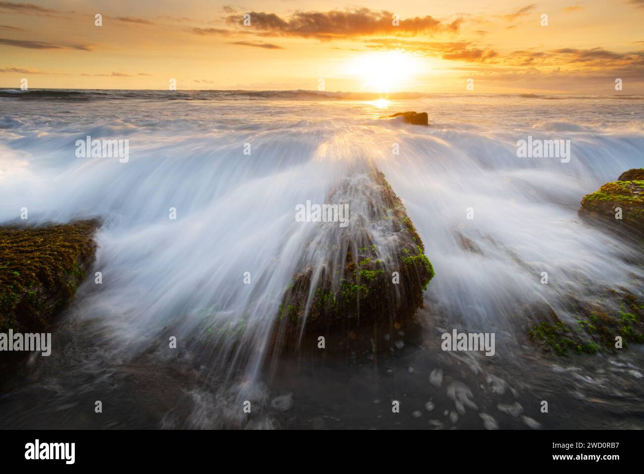 Lima Beach, Canggu - Bali Foto Stock