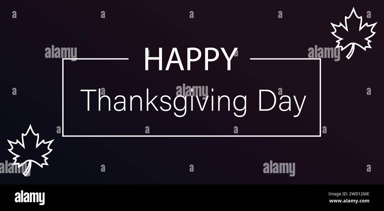 Buon Ringraziamento usa testo illustrativo Design Illustrazione Vettoriale