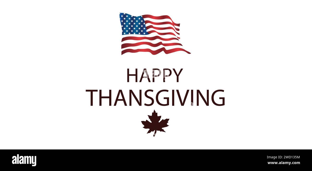 Buon Ringraziamento usa testo illustrativo Design Illustrazione Vettoriale