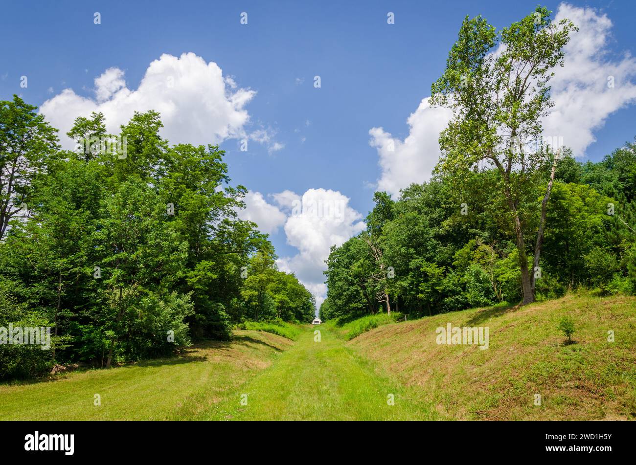 Allegheny Portage Railroad National Historic Site, prima ferrovia costruita attraverso le Allegheny Mountains nella Pennsylvania centrale Foto Stock