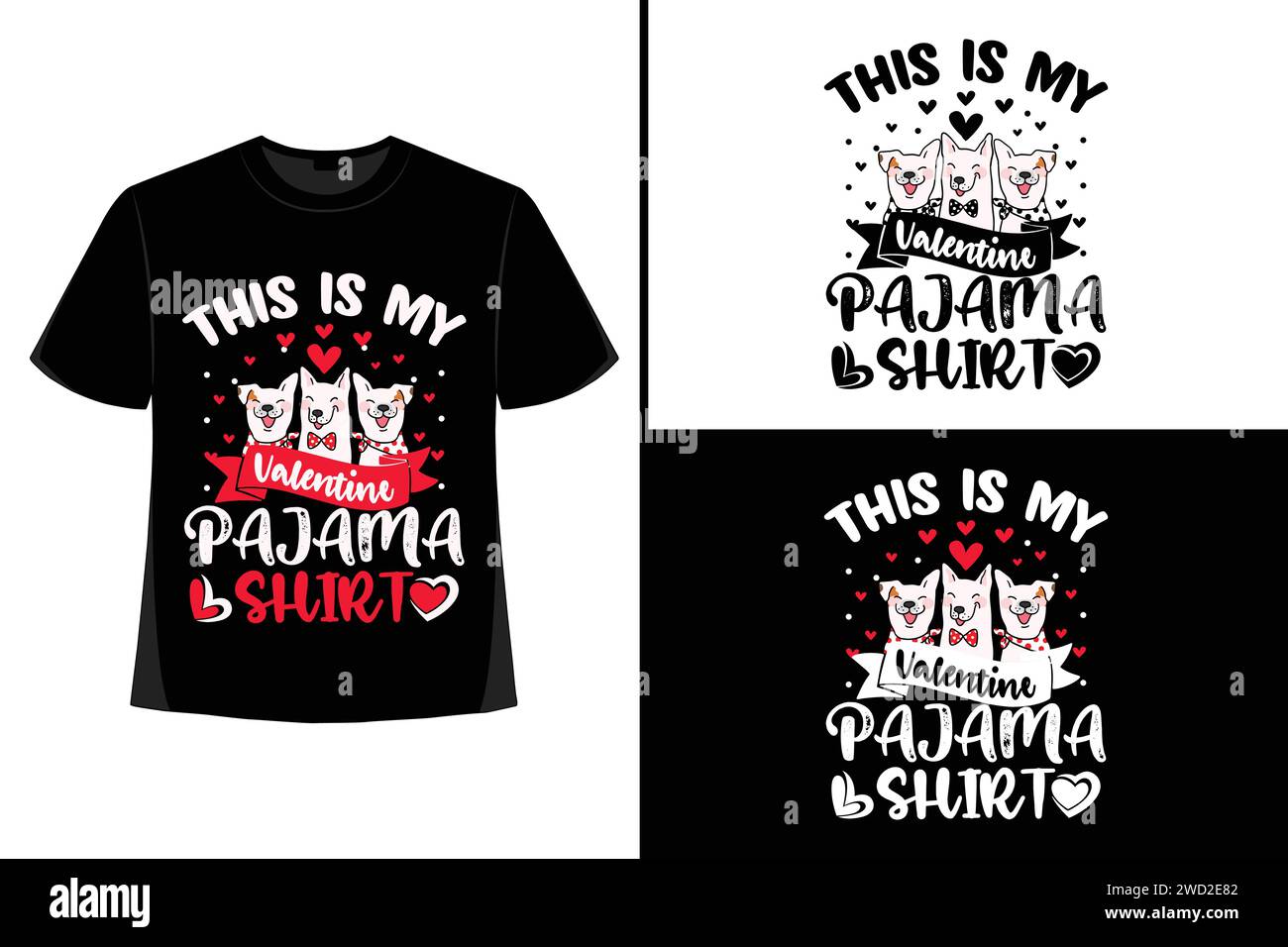 San Valentino, San Valentino, T-shirt Design San Valentino, T-shirt Design modello grafico, T-shirt tipografica, Happy Valentine's, romantico, 14 febbraio Illustrazione Vettoriale