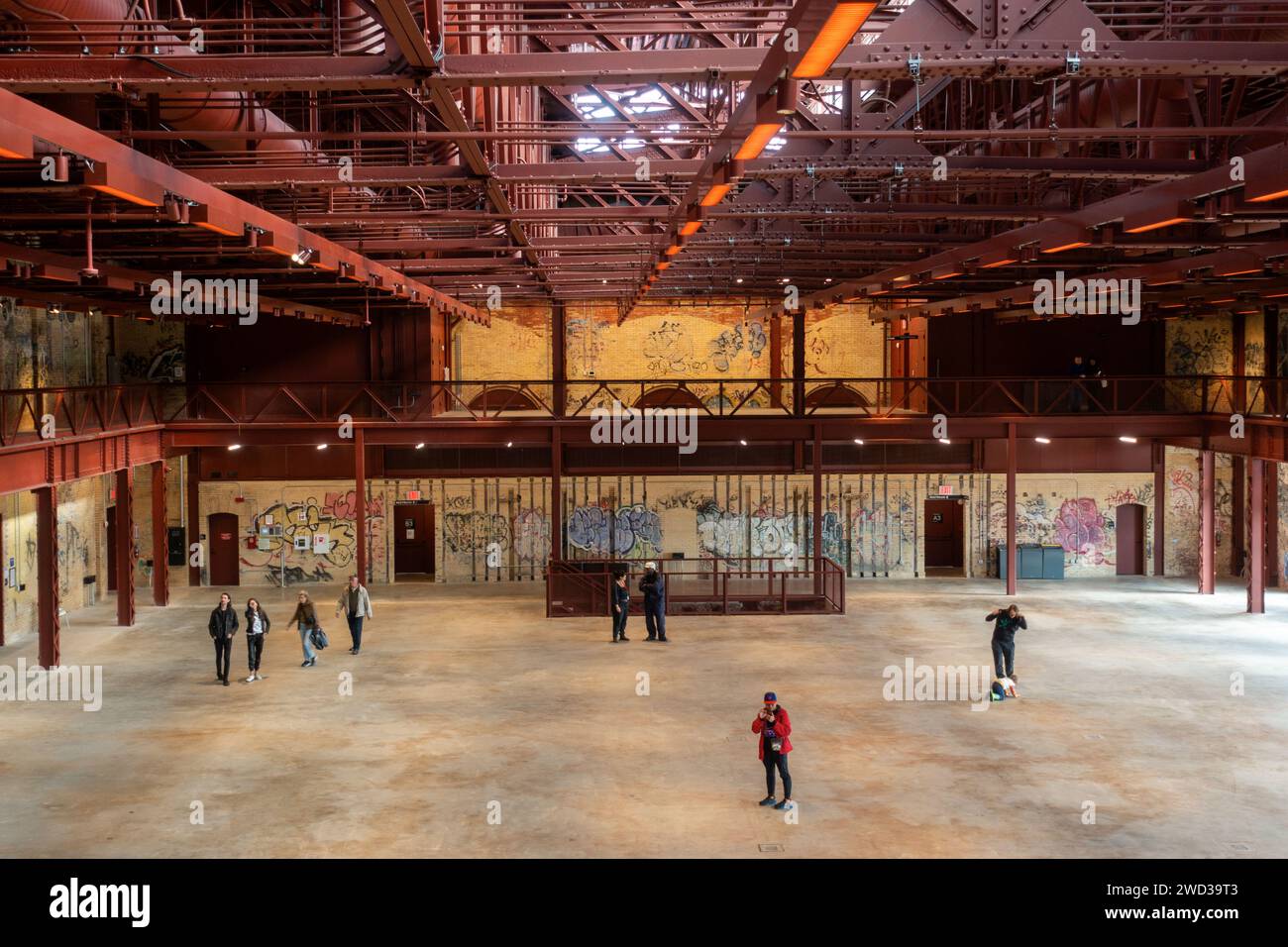 Powerhouse Arts Fabrication Facilities nel quartiere Gowanus di Brooklyn, New York Foto Stock