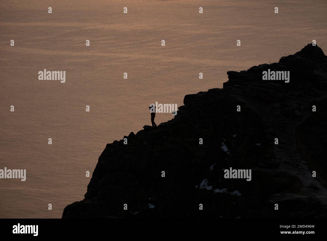 Le montagne in Norvegia Foto Stock