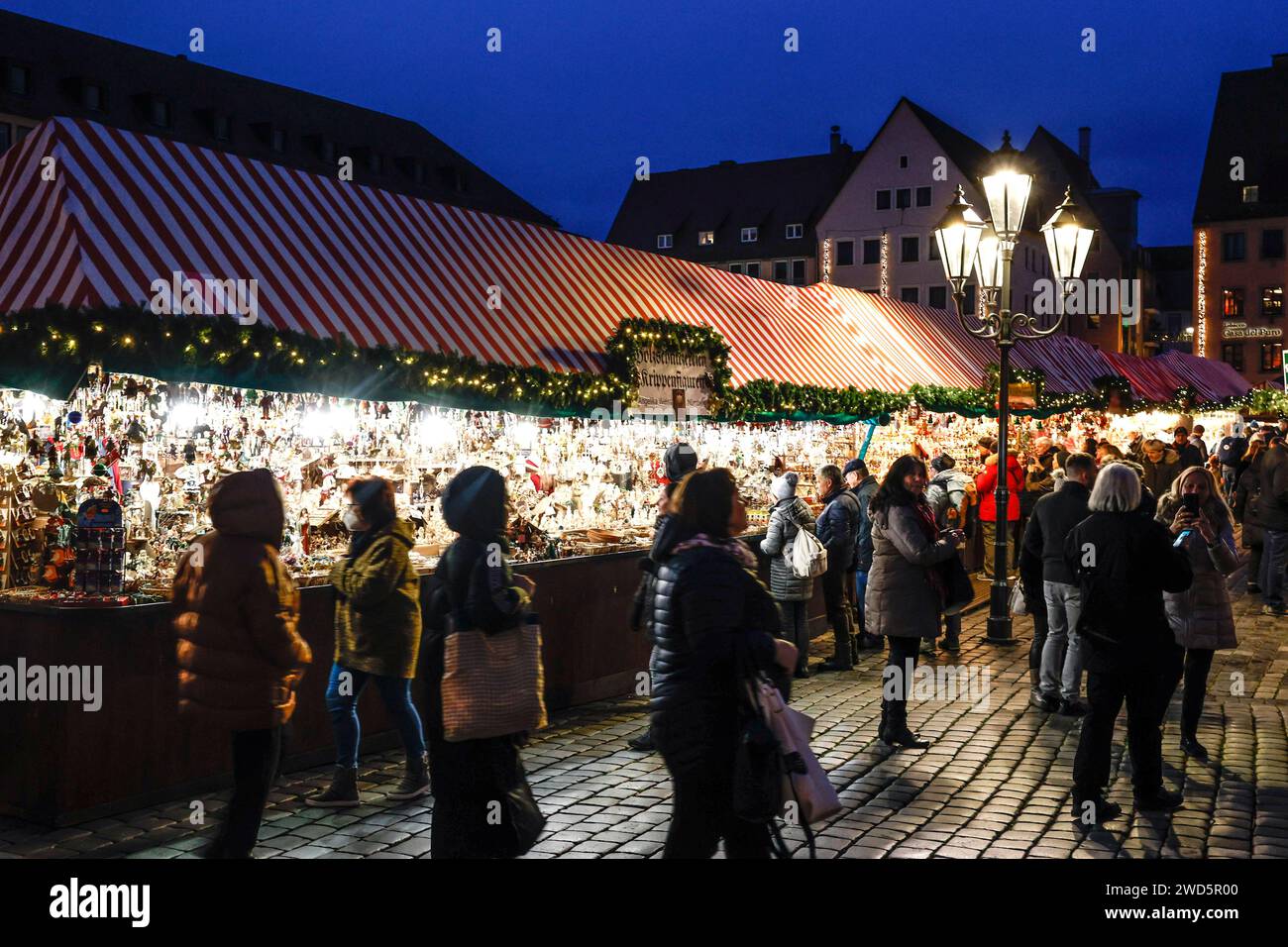 Mercatino di Natale di Norimberga, 28 novembre 2022 Foto Stock