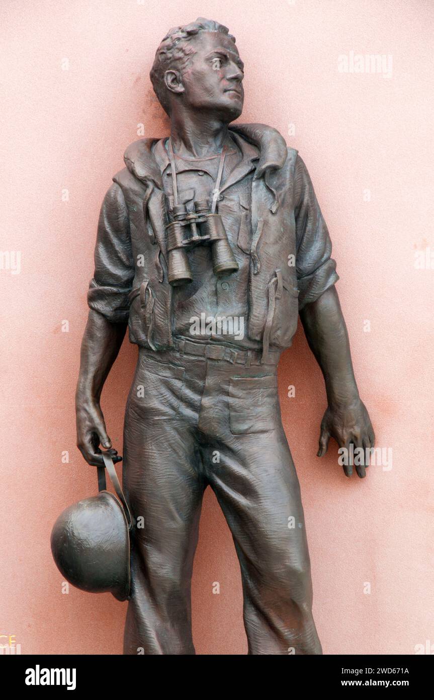 USS San Diego Memorial, Tuna Harbor Park, San Diego, California Foto Stock
