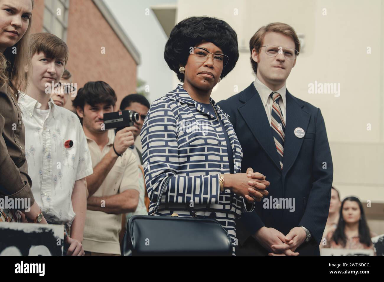 DATA DI USCITA: 22 marzo 2024. TITOLO: Shirley. STUDIO: Netflix. DIRETTORE: John Ridley. TRAMA: Film biografico su Shirley Chisholm, la prima donna nera del Congresso d'America. PROTAGONISTA: REGINA KING nel ruolo di Shirley Chisholm, LUCAS HEDGE nel ruolo di Robert Gottlieb. (Immagine di credito: © Netflix/Entertainment Pictures/ZUMAPRESS.com) SOLO PER USO EDITORIALE! Non per USO commerciale! Foto Stock