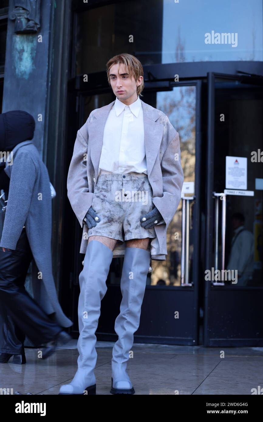 Parigi fra, Paris Fashion Week Autunno Inverno 2024, Parigi, 18.01.2024 ...