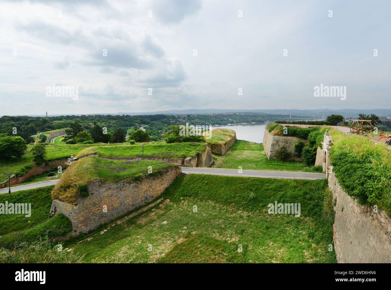 La fortezza di Petrovaradin a Novi, Sad, Serbia. Foto Stock