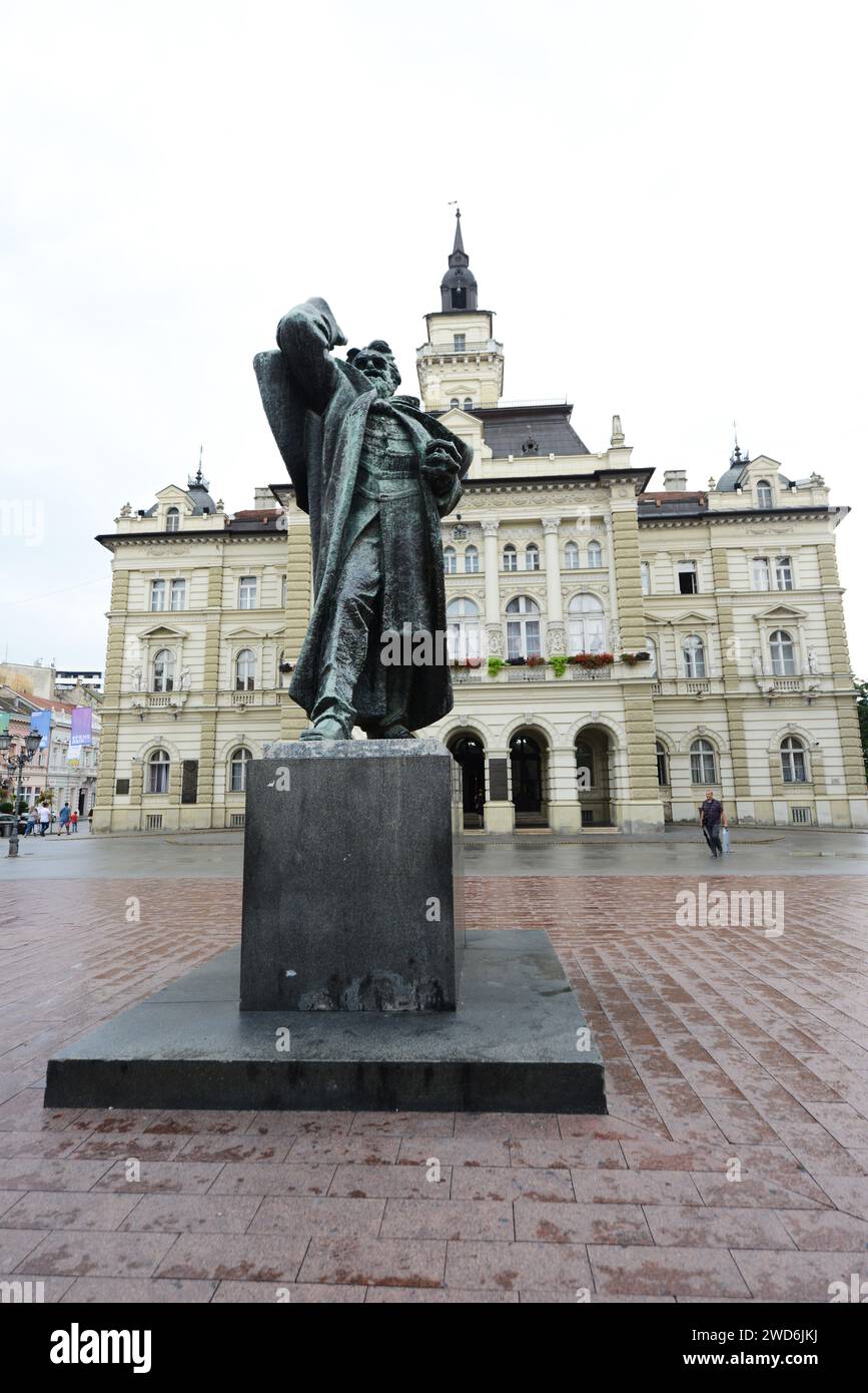 Il Municipio nella città vecchia di Novi Sad, Serbia. Foto Stock