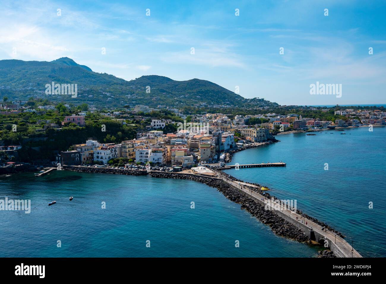 Comune di Ischia - Italia Foto Stock