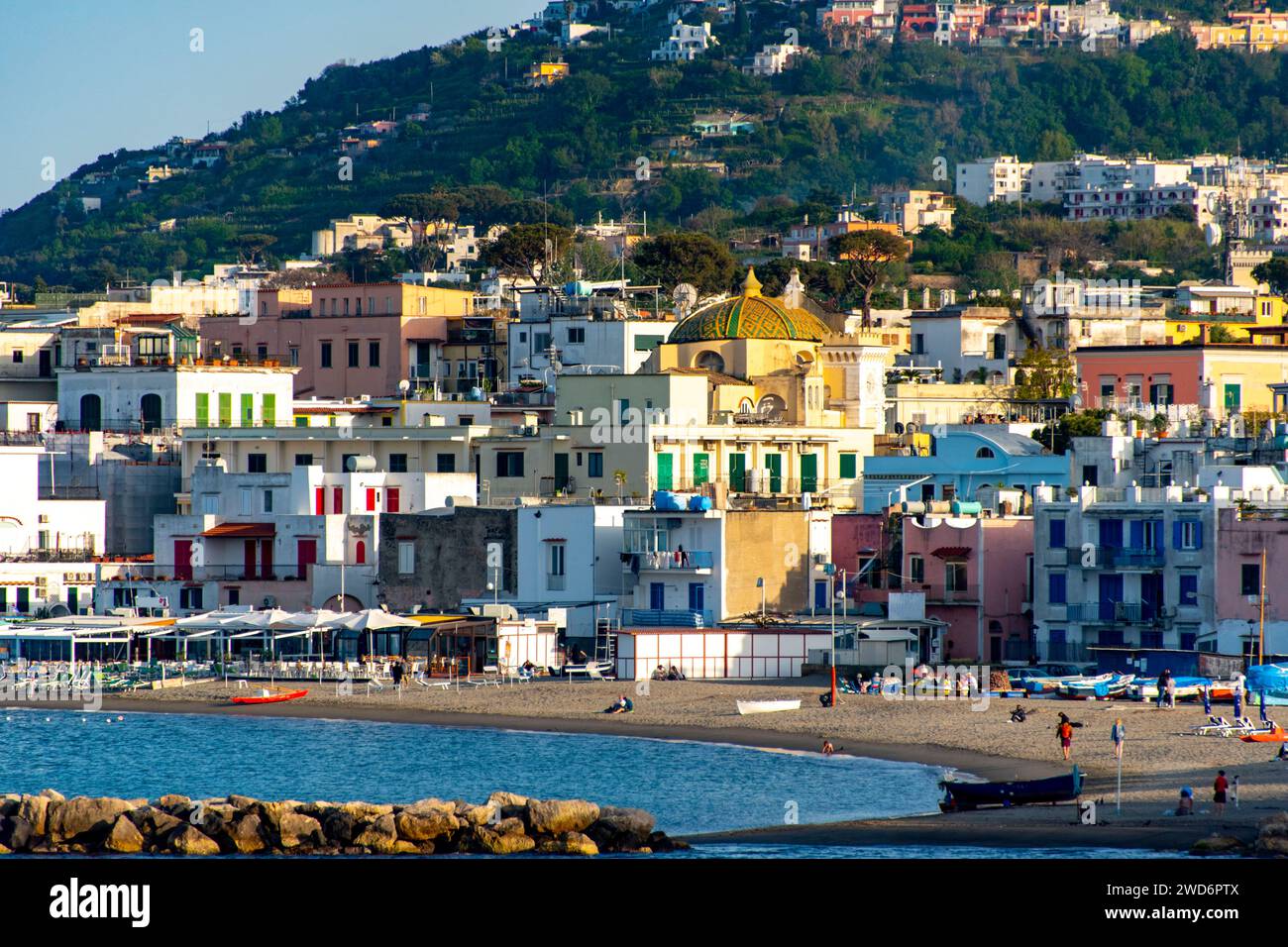Comune di Ischia - Italia Foto Stock