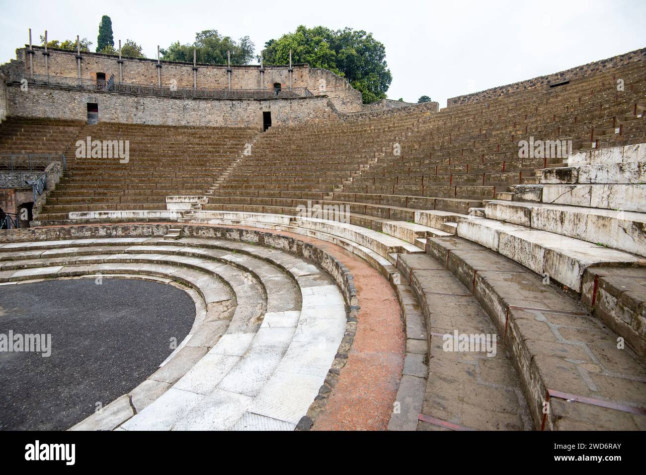 Grande Teatro di Pompei - Italia Foto Stock