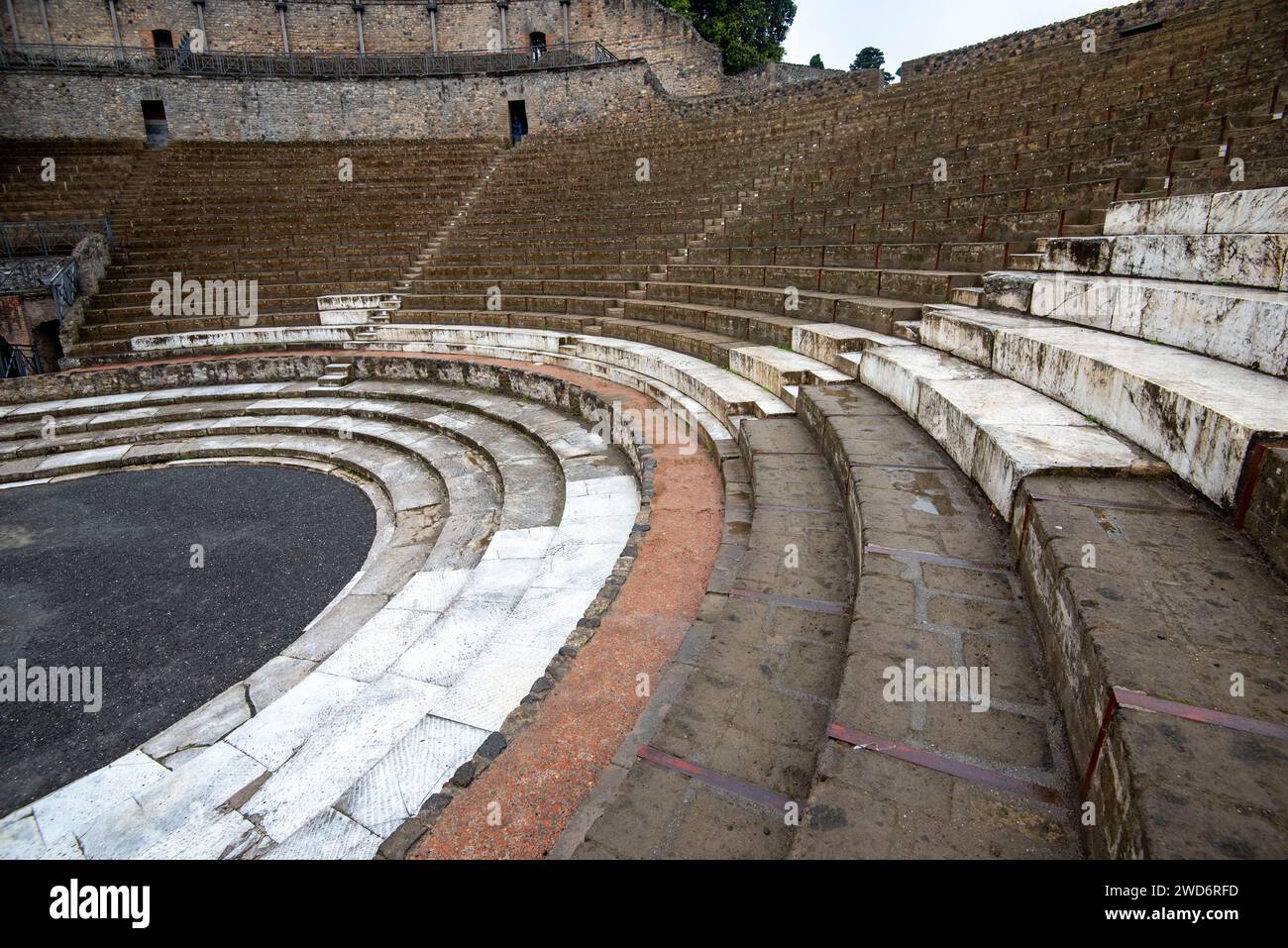 Grande Teatro di Pompei - Italia Foto Stock