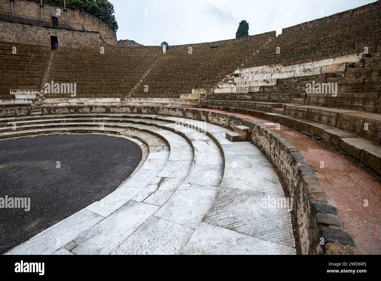 Grande Teatro di Pompei - Italia Foto Stock