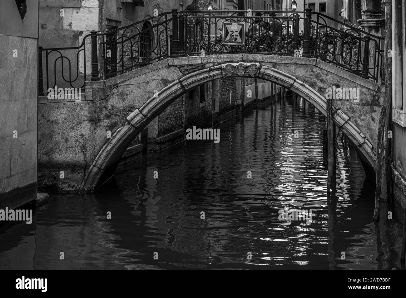 Il magico centro della città di Venezia Foto Stock