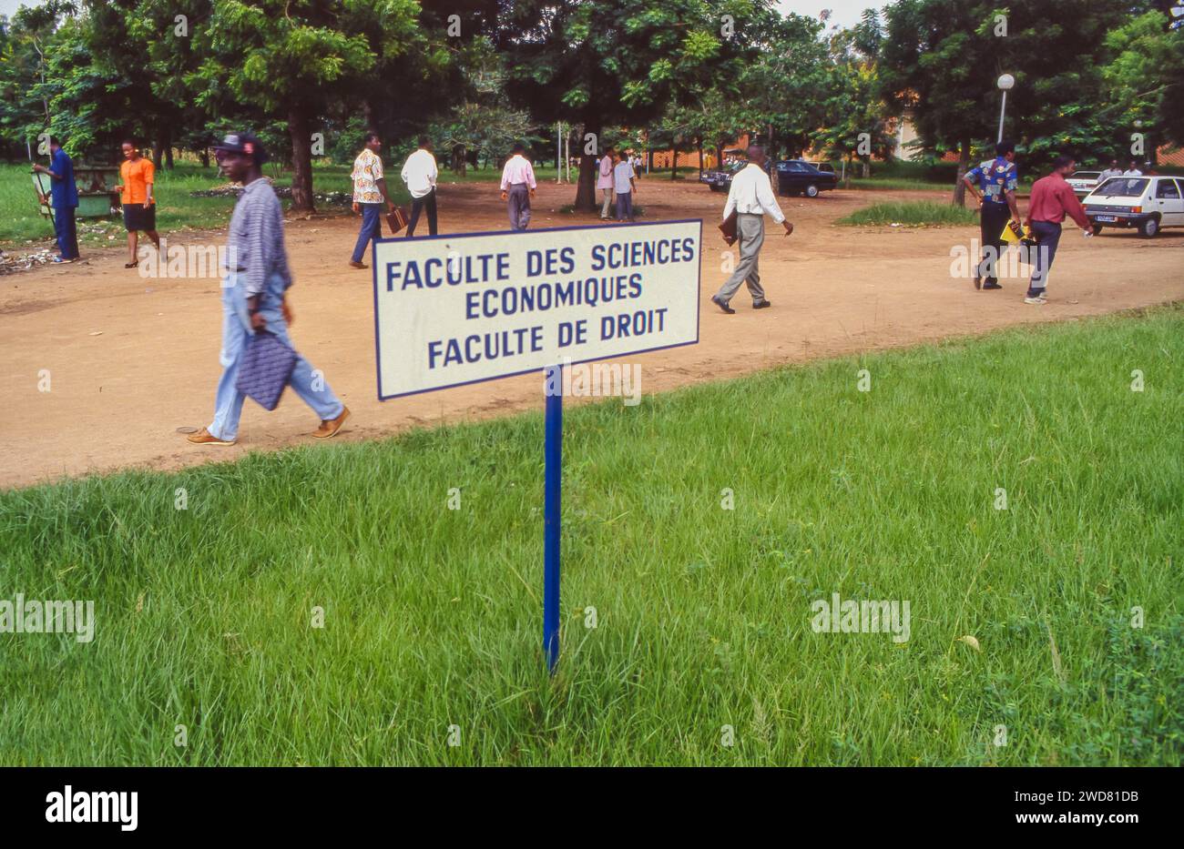 Costa d'Avorio, campus dell'università di Abidjan. Foto Stock