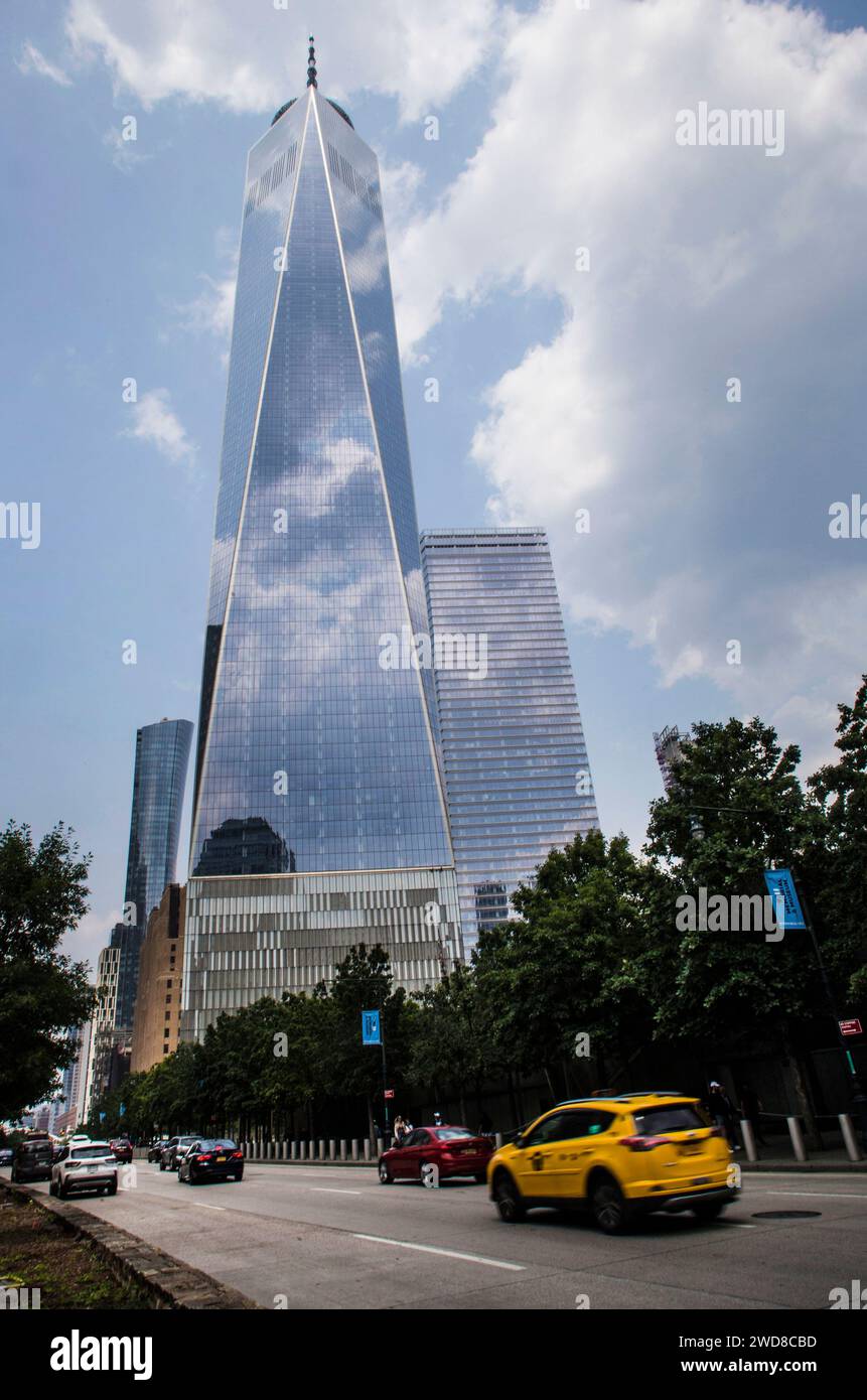 New York City: One World Trade Center, a Manhattan Foto Stock