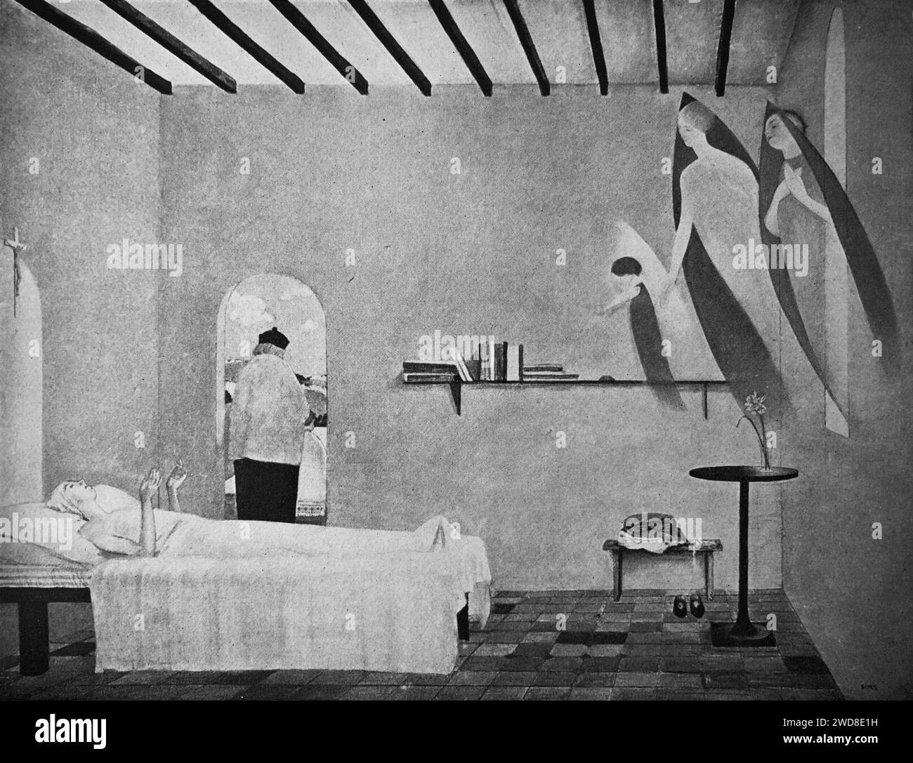 5--estrema unzione. Foto Stock