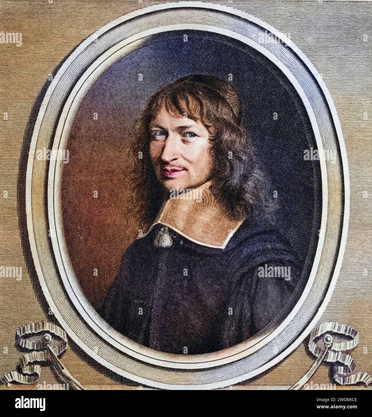 Nicolas Fouquet, 1615-1680. Französischer Staatsminister und Superintendent der Finanzen, Historisch, digital restaurierte Reproduktion von einer Vorlage aus dem 19. Jahrhundert, data record non indicata Foto Stock