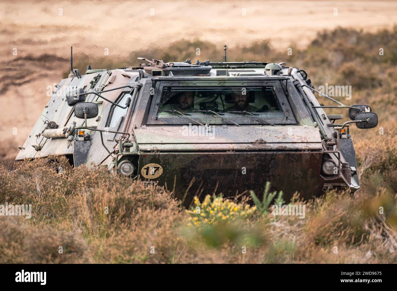Un vettore di personale corazzato Tpz Fuchs delle forze armate olandesi. Foto Stock