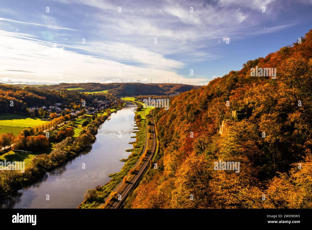 Skywalk Weser Foto Stock