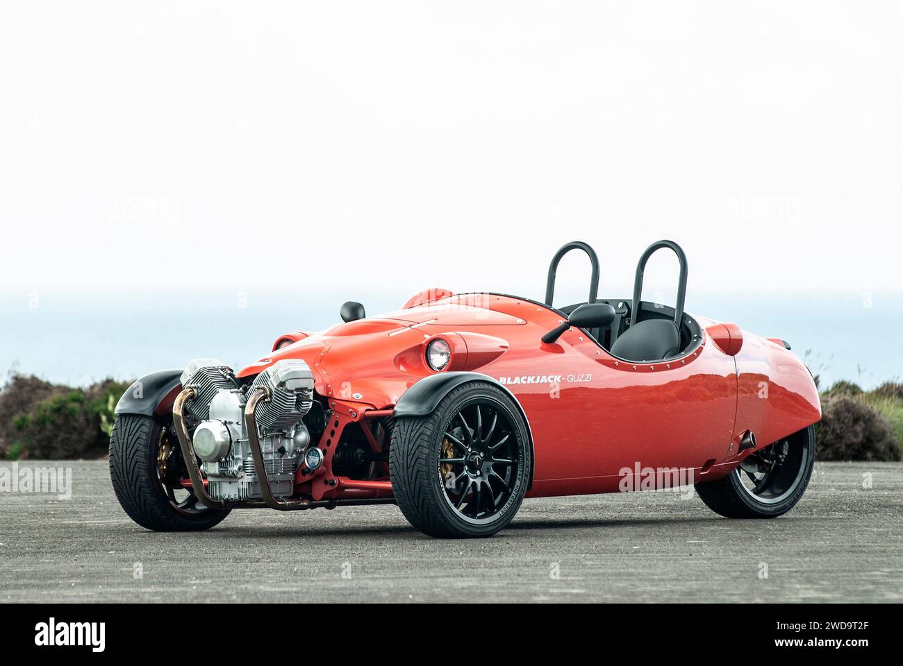 Black Jack Guzzi Zero trike a tre ruote Foto Stock