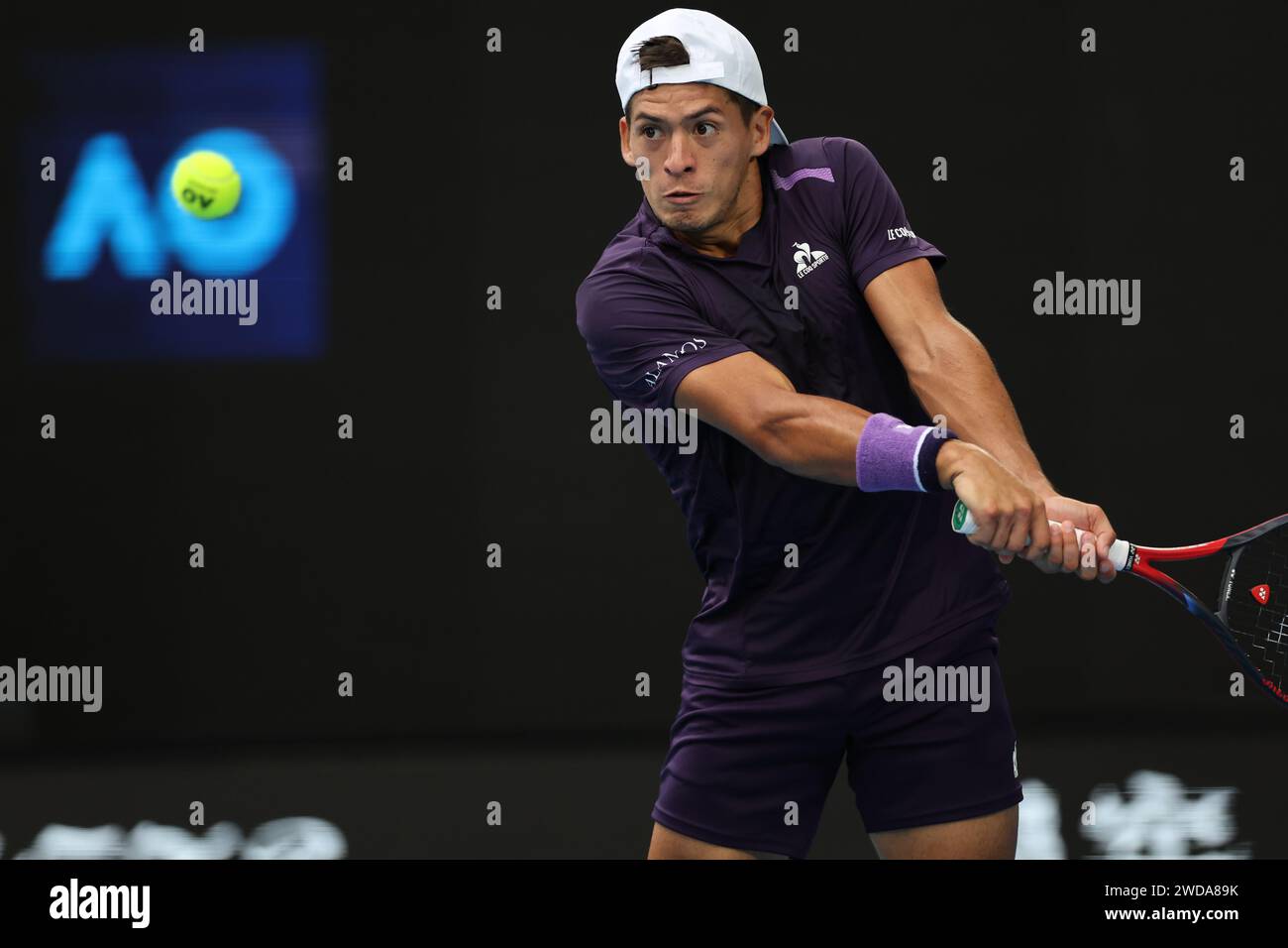 19 gennaio 2024 Melbourne, Victoria, Australia. Torneo di tennis