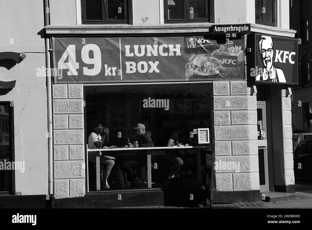 Copenhagen / Danimarca  10 marzo 2017 - catena americana KFC fst Foor Restaurant nella capitale danese. ( Foto. Francis Dean/Deanpicture.) Foto Stock