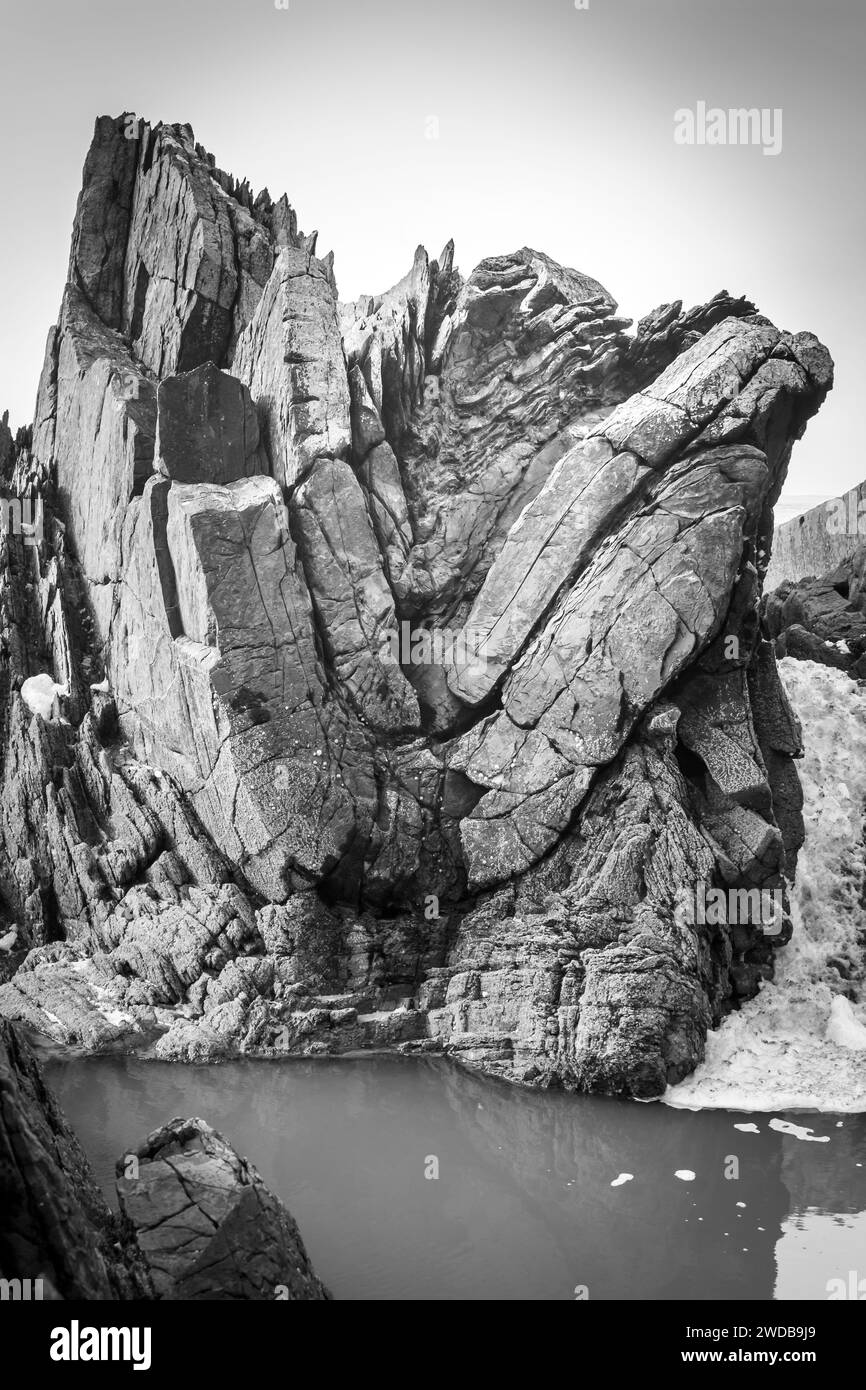 Caratteristiche geologiche, rocce sedimentarie Foto Stock