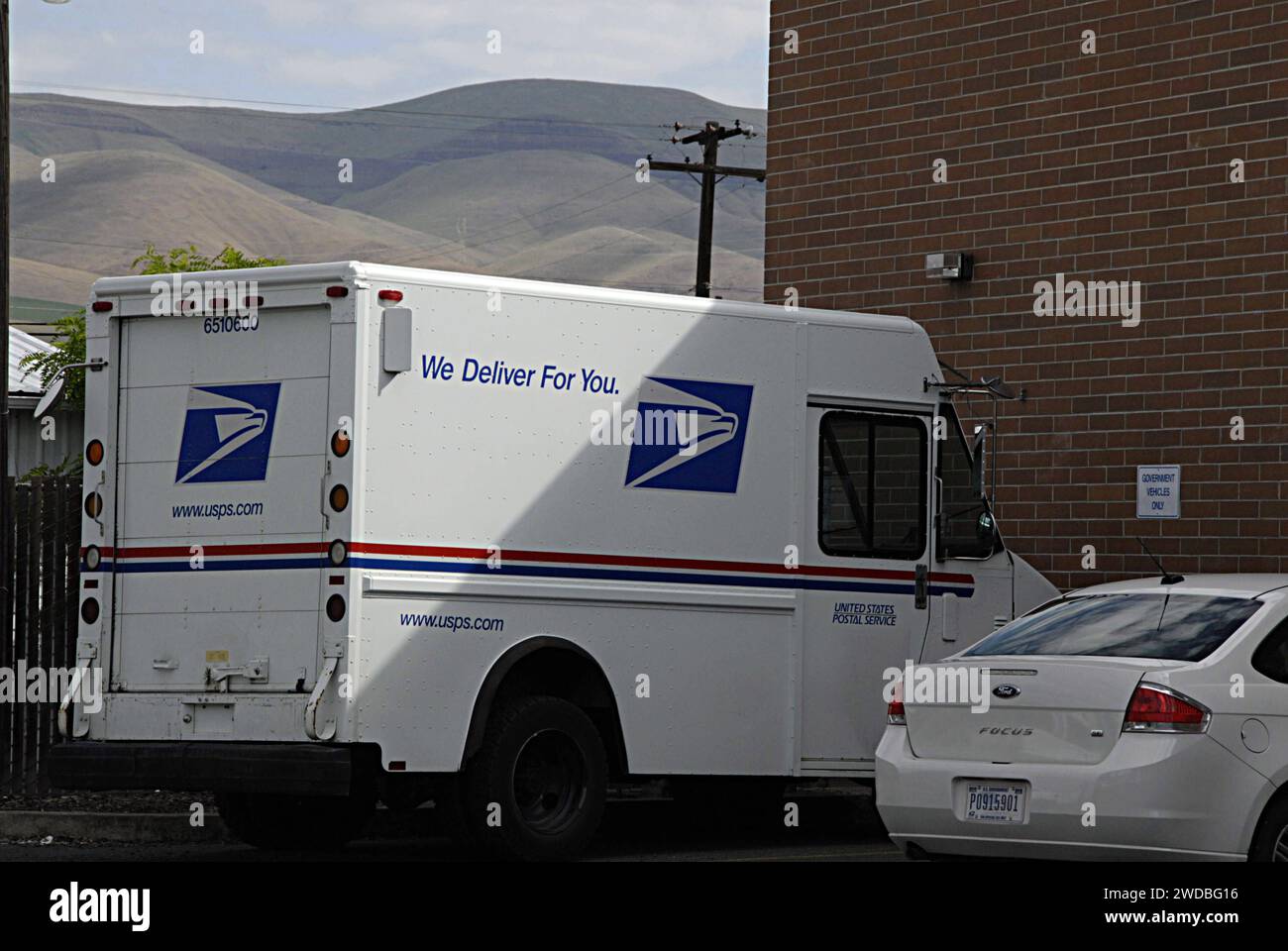 LEWISTON/IDAHO /USA-USA consegna del servizio postale 24 maggio 2014 Foto Stock
