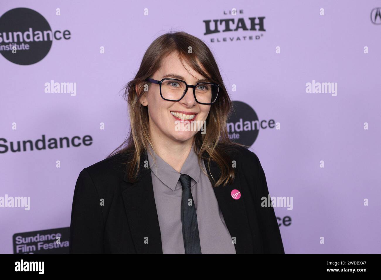 Utah. 18 gennaio 2024. Amy Foote (Editor) agli arrivi per RAGAZZE STATE Premiere al Sundance Film Festival 2024, Eccles Theater, Park City, Utah, 18 gennaio, 2024. Credit: JA/Everett Collection/Alamy Live News Foto Stock