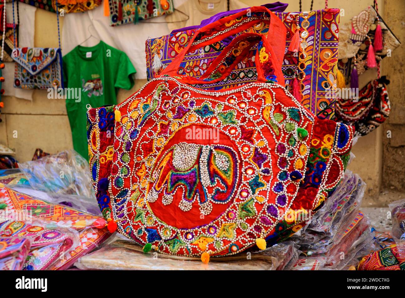 Souvenir, Jaisalmer, Jaisalmer, Rajasthan, India Foto Stock