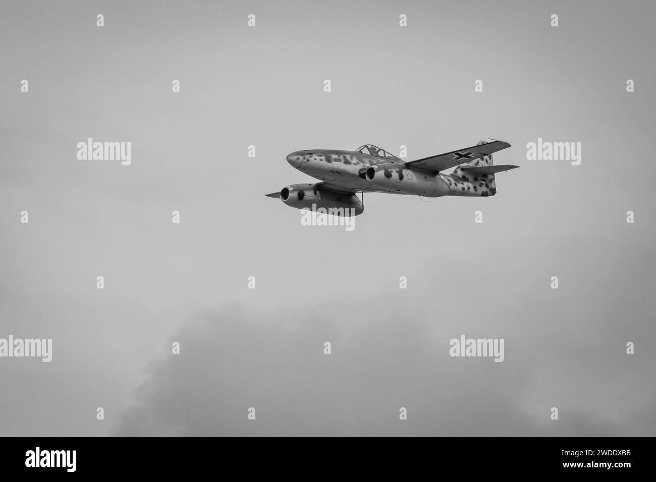 Messerschmitt me 262, in volo al Royal International Air Tattoo 2023. Foto Stock