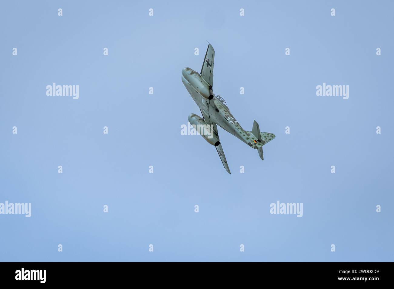 Messerschmitt me 262, in volo al Royal International Air Tattoo 2023. Foto Stock