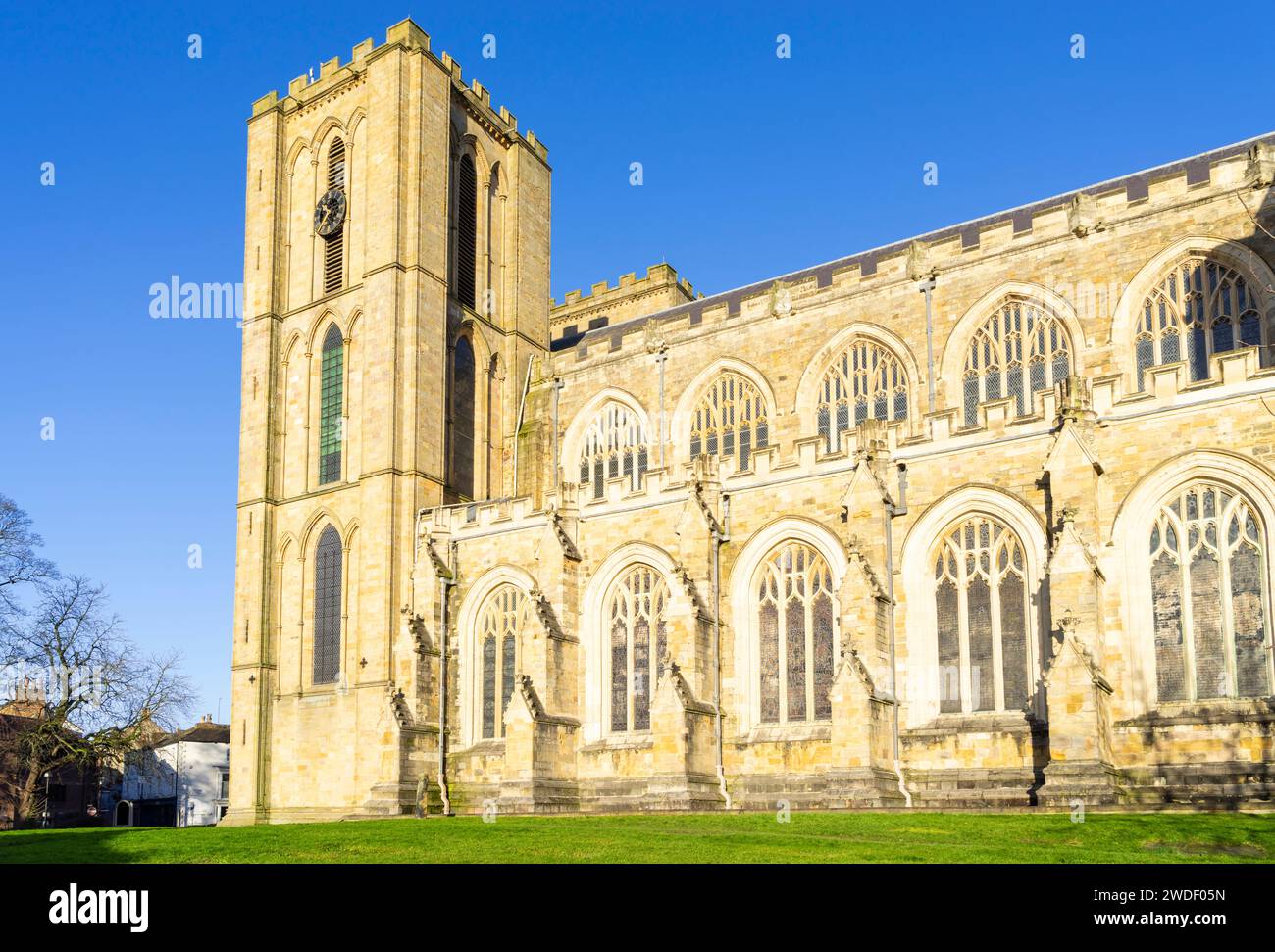 Cattedrale di Ripon Ripon North Yorkshire Inghilterra Regno Unito GB Europa Foto Stock